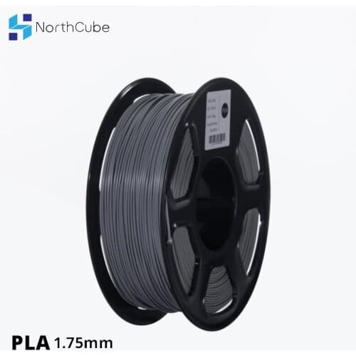 3D printer PLA Filament 1.75mm for 3D Printers, 1kg(2.2lbs) +/- 0.02mm Gray color