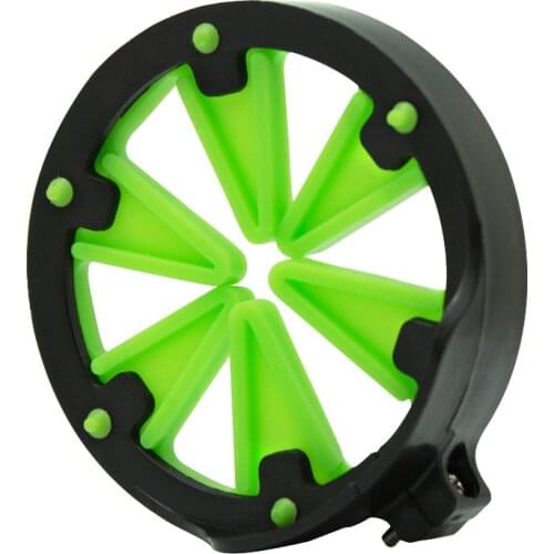 5pcs/Lot Paintball Universal SpeedFeed Feedgate - Black with Lime
