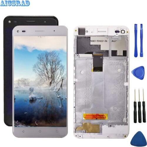 AICSRAD 100%Tested For FLY Cirrus 4 FS507 LCD Display Screen With Touch Screen Assembly with frame fs 507 +tools