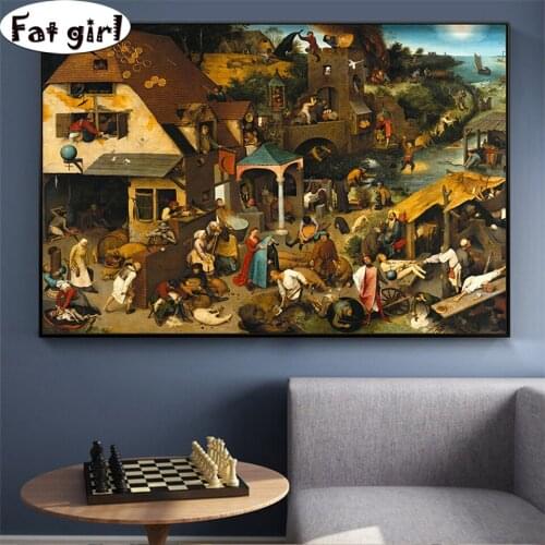 5d diy Diamond embroidery Lively seaside village diamond painting Cross Stitch full drill Rhinestone mosaic decor