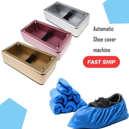 Automatic Shoe Cover Dispenser Machine Disposable Overshoe Dispenser Device Shoe Film Device Disposable Foot Cover