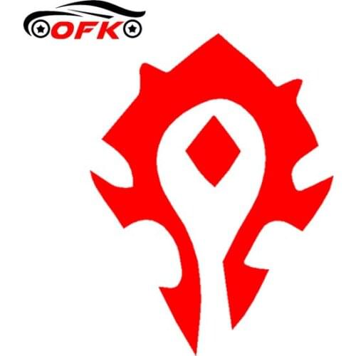 Car Stickers Decor Motorcycle Decals World of Warcraft Horde Decorative Accessories Creative Sunscreen Waterproof PVC