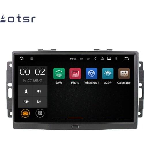 Car GPS navigation For Chrysler 300C Jeep Dodge 2004-2008 1 din radio Android head unit no DVD player 8 core multimidia stereo