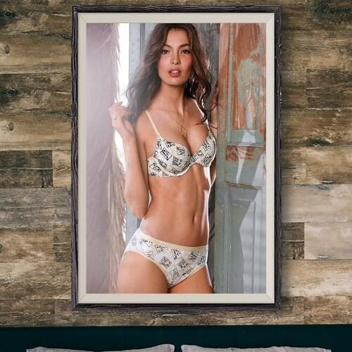 E324 Carola Remer Sexy Model Movie Star Wall Silk Cloth Poster Art Home Decoration Gift