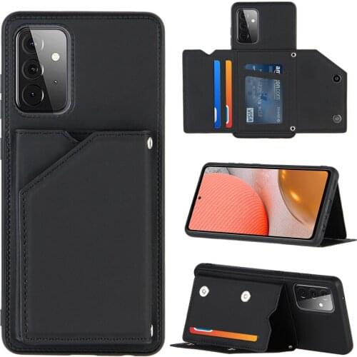 PU Leather Wallet Case For OPPO A94 A12 A11 A5 A9 A92 A72 A52 A53 A93 Realme 5 6 7 7i C15 C11 C3 Card Pockets Back Flip Cover