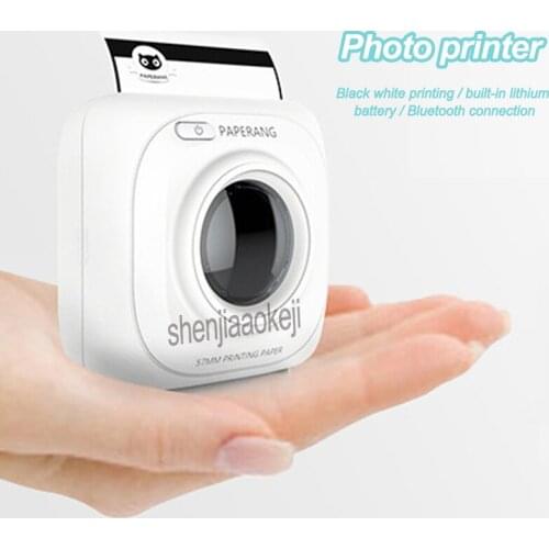Photo Printer Portable Bluetooth Printer Picture Thermal Printer Phone Wireless Connection Printing machine for Office/Learning