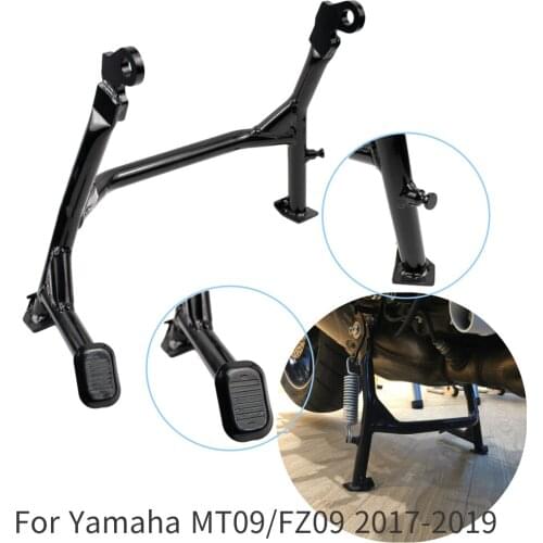 Black Center Kick Stand Bracket Mount for Yamaha FZ MT 09 FZ-09 MT-09 2013 2014 2015 2016 2017 2018 2019