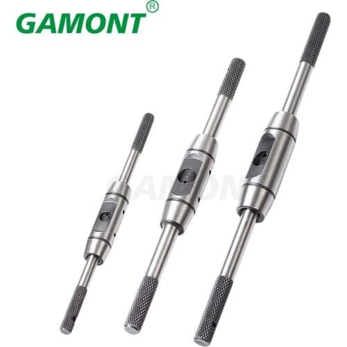 GAMONT Hand Taps Wrench M1-M20 Tapping Winch All Hard Steel High Quality Superhard Tool Round Taper Hinge Spanner Machining Hard
