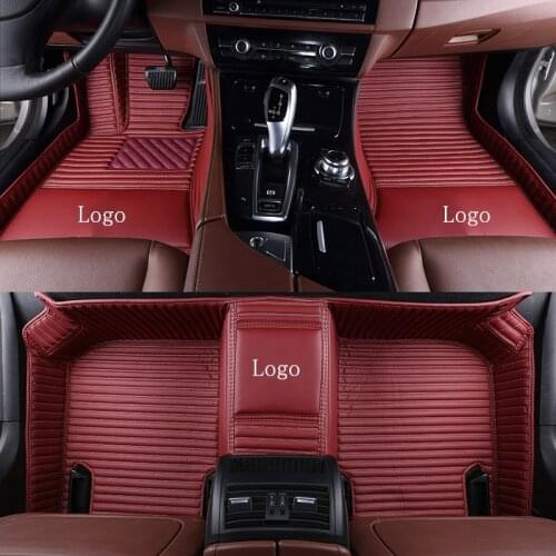 Leather Car Floor Mats Fit 98% car model for Toyota Lada Renault Kia Volkswage Honda BMW BENZ accessories foot Covers