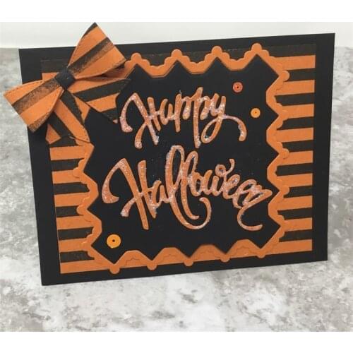 KSCRAFT Happy Halloween Metal Cutting Dies Stencils for DIY Scrapbooking/photo album Decorative Embossing DIY Cards