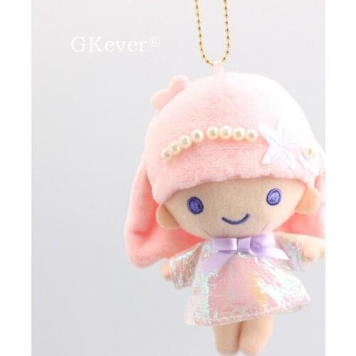 Cute Cinderella Princee Figure Plush Toys Dolls Kawaii Princess Keychain Pendant 13 CM Women Kids Birthday Gift