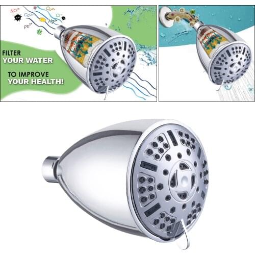 Filtered Shower Head Showerhead for Bathroom Filtered Showerhead High Output Showerhead Bathing Purifier
