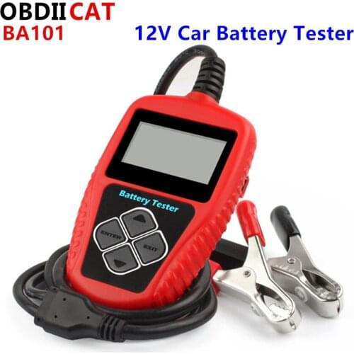 OBDIICAT New BA101 Car Battery Tester 12V Digital Battery Tester Analyzer 100 2000CCA 220AH Diagnostic TOOL