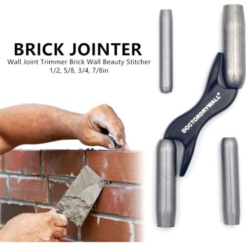Portable Metal Brick Jointer Interchangeable Hand Tool Professional Handheld Wall Trimming Builder Brick Jointer Household Tools