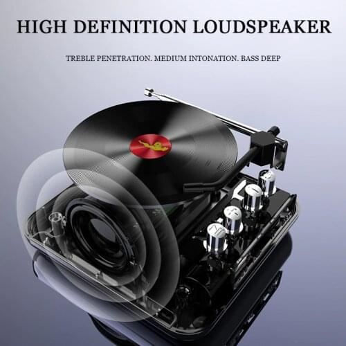 Retro wireless Bluetooth speaker mini portable radio subwoofer card mobile phone small audio creative gift