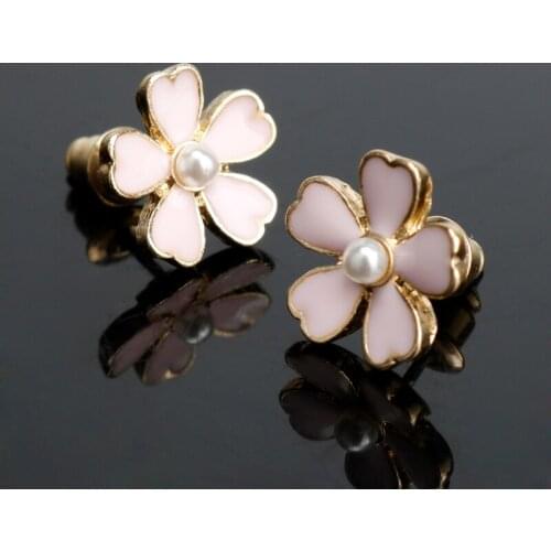Trinket Flower Earrings for Women Fashion Jewelry Girls Accessories Ear Drop Stud Sweet Style Earring
