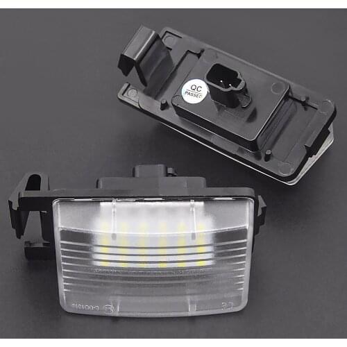 2PCS Canbus No Error LED Number License Plate Light for Infiniti G35 G37 2D Nissan 350Z 370Z Versa 5D 4D Livina Pulsar GT-R