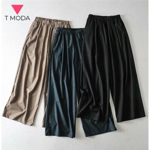T MODA Women's Wide Trousers