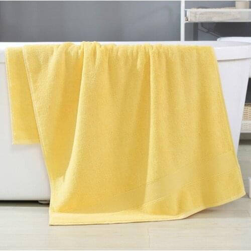 Outdoor Travel Picnic Sand Beach Toweling Thicken Multi-Colored Pure Cotton Adult Bath Towels Comfortable Soft Absorbent