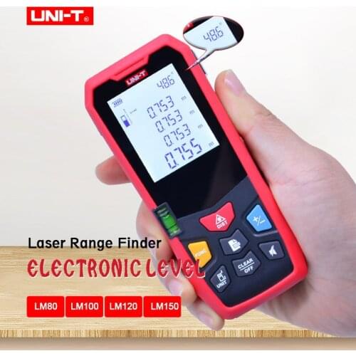 UNI-T Laser Range Finder Electronic level laser distance meter measure High precision electronic horizontal 80m/100m/120m/150m