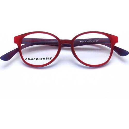YOUTOP Boys/Girls (Age 3-8) Round Full Rim Flexible Lightweight Youth Eyewear Kids Frames NO.4