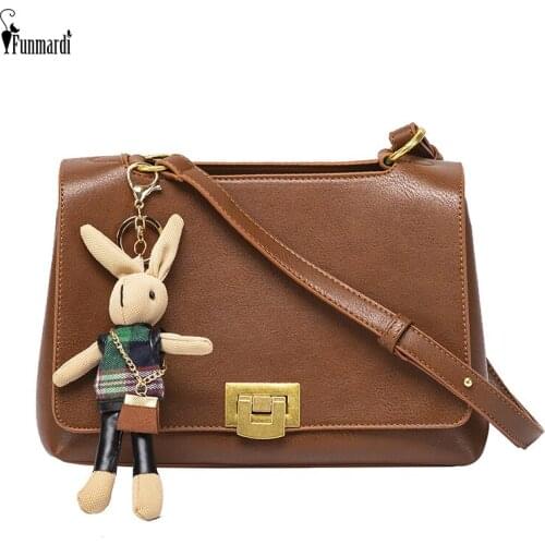 FUNMARDI 2021 Hot Sale Crossbody Bags Luxury Design Women Bags High Capacity Shoulder Bag Wild Pendant Tote Bags Ladies WLHB2284