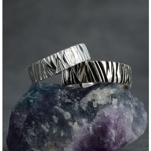 Handmade Silver Hills Temperament Personality Fashion Female Trendy Resizable Opening Rings Drop Shipping Wholesale