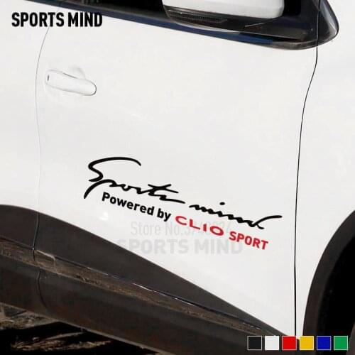 10 Pieces Customization Sports Mind Drift Racing Fatlace Car Sticker Decal car styling For Renault clio 4 2 3 1 RS Accessories