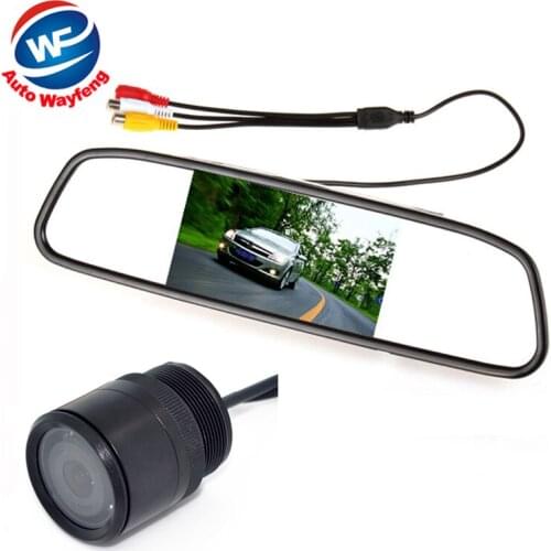 170 wide DegreesCar Rear view Camera Auto Parking Assistance System with 4.3 Digital TFT LCD Mirror Car Parking Monitor