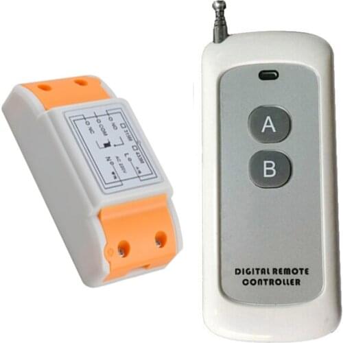 2016 new 220 v 1 ch cool appearance wireless remote control switch inter-lock mode RF remote light control 300m