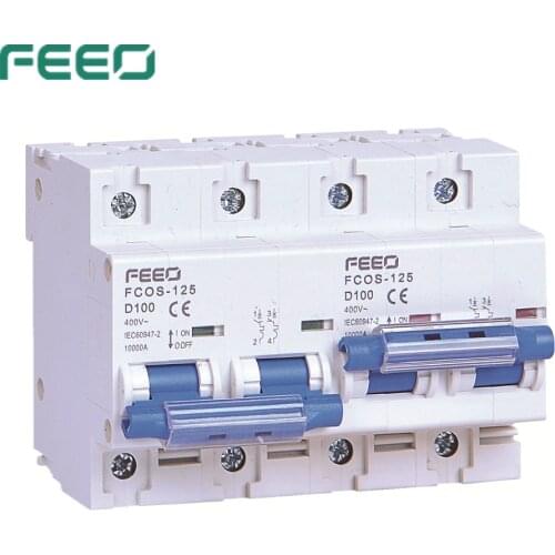 2P 125A MTS Dual power Manual transfer switch Circuit breaker MCB 50HZ/60HZ 400