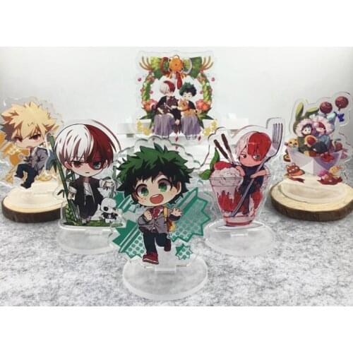 Anime My Hero Academia Boku No Hero Academy Izuku Midoriya Cute Acrylic Stand Figure Desktop Decoration Model Toy Cosplay Doll
