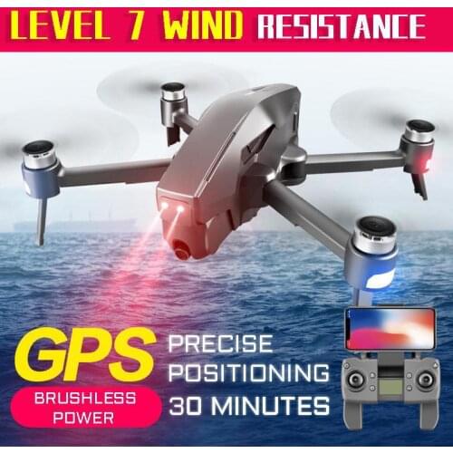 4k Drone With GPS 5G WIFI Live Video 2KM Control Distance Flight 30 Minutes Brushless Motor RC Quadcopter VS F11 X1S Bugs 4W