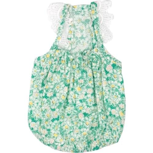 Cute Floral Dog Skirt Summer Small Dog Costumes Dress Chihuahua Yorkshire Pomeranian maltese Poodle Bichon Schnauzer Pet Clothes