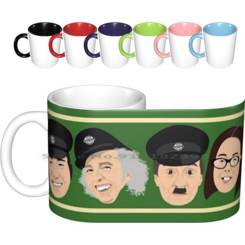 On The Buses Coffee Mug Ceramic Mugs Coffee Cups Milk Tea Mug On Buses Stan Olive Jack Blakey Blake Reg Varney Stephen Lewis