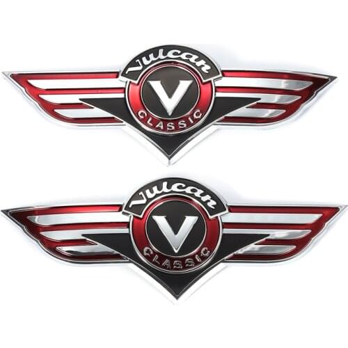 For Kawasaki Vulcan Classic Motorcycle Emblem Badge Decals 3D Fuel Gas Tank Sticker Auto Parts Motorcycle Accessories