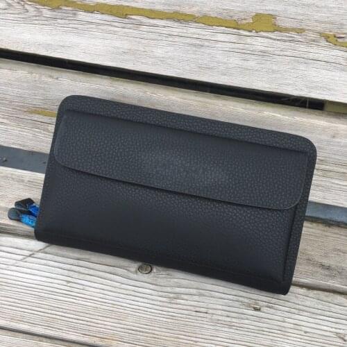 New leather men and women large-capacity fashion handbag messenger bag clutch