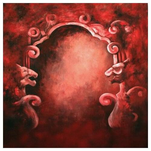 Professional Scenic Hand Paint Muslin backdrops, 10ft x 10ft Hand Painted Photography Background