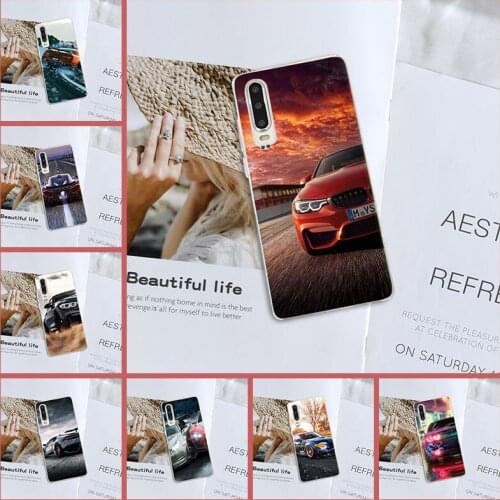 Silicone Phone Case For Huawei P30 Lite Pro P Smart Z Car Cool SportsCar Men Back Cover For Huawei P20 Lite P Smart Plus 2019