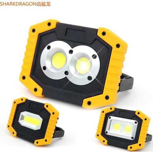 LED Portable Spotlight Led Work Light Waterproof Led flashlight for outdoor camping Usb Rechargeable 18650 AA Battery