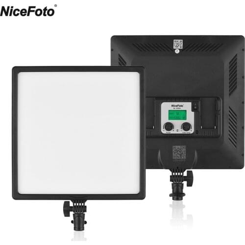 NiceFoto SL-500A Ultra Slim Bi-Color LED Video Light Fill Light 3200K-6500K Mobile APP Control for Video Recording Studio