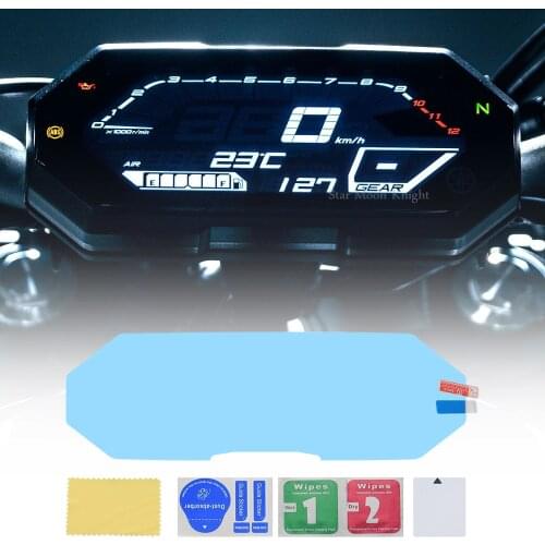 For YAMAHA MT-07 MT07 FZ-07 FZ07 MT FZ 07 2021 - Motorcycle Scratch Cluster Screen Dashboard Protection Instrument Film