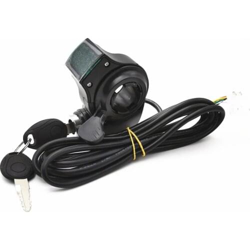 24V/36V/48V/60V/72V Finger Thumb Throttle with Battery power LCD display Switch Handlebar Grips for electric bike/scooter/ebike
