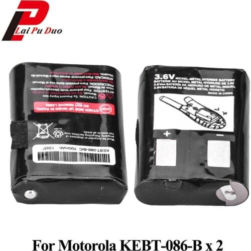 2pcs/lot 3.6V 700mAh Battery For Motorola 2-Way Radios M53617 53617 KEBT-086-A KEBT-086-B KEBT-086-C KEBT-086-D