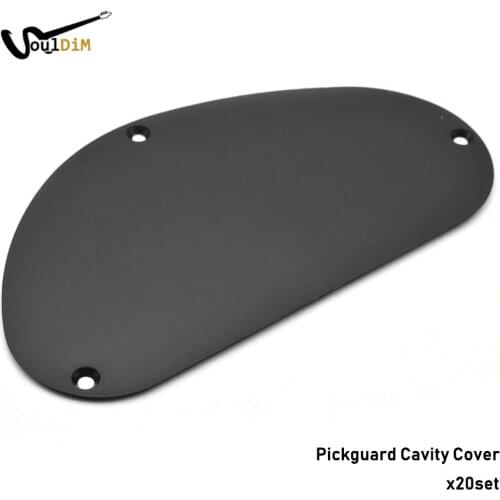 20set Guitar Pickguard Cavity Cover Back Plate for Electric Guitar Bass Black Electric Guitarra Accessories