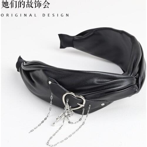 Lolita Gothic Punk Hairband PU Headband