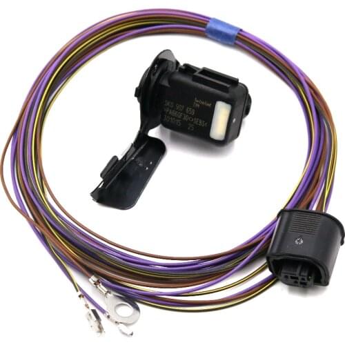 FOR VW Golf MK6 Jetta MK5 Passat B6 Automatic Internal Circulation Climate Air Quality Sensor &Wire+Bracket 5K0 907 659