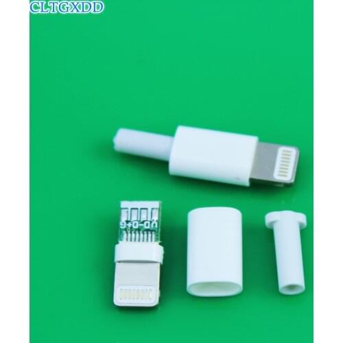Cltgxdd YT2157 Lightning Dock USB Plug with chip board or not Male connector welding Data OTG line interface DIY data cable