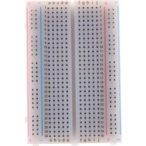 Quality Mini Bread Board / Breadboard Mini Solderless Prototype 8.5CM X 5.5CM 400 Holes PCB DIY For Bus Test Circuit Board