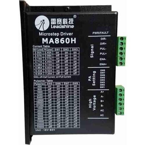 Leadshine MA860H 2 Phase Analog Stepper Drive Max 80 VAC or 110 VDC 7.2A IN STOCK FREE SHIPPING